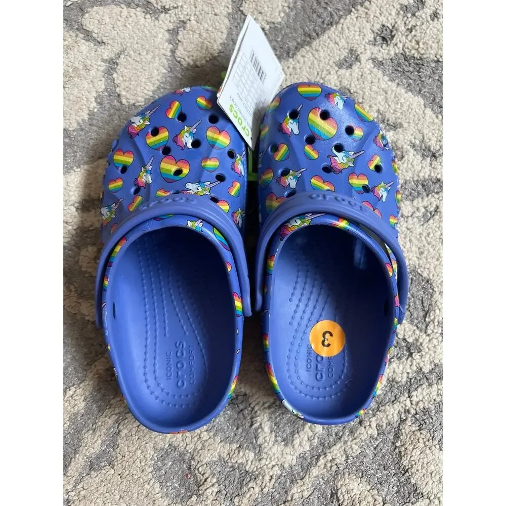 NWT❤️Crocs Unisex Kid's Baya Clog szJ3